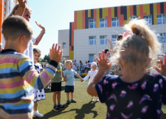 Участие в праздничном открытии нового детского сада в городе Твери